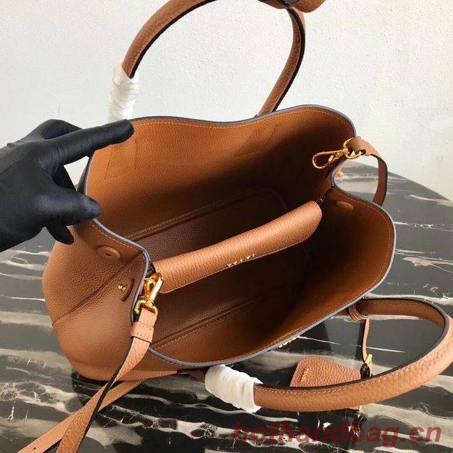 Prada Deer skin bag 1BG008 brown