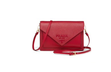 Prada Saffiano leather mini-bag 1BP020 red