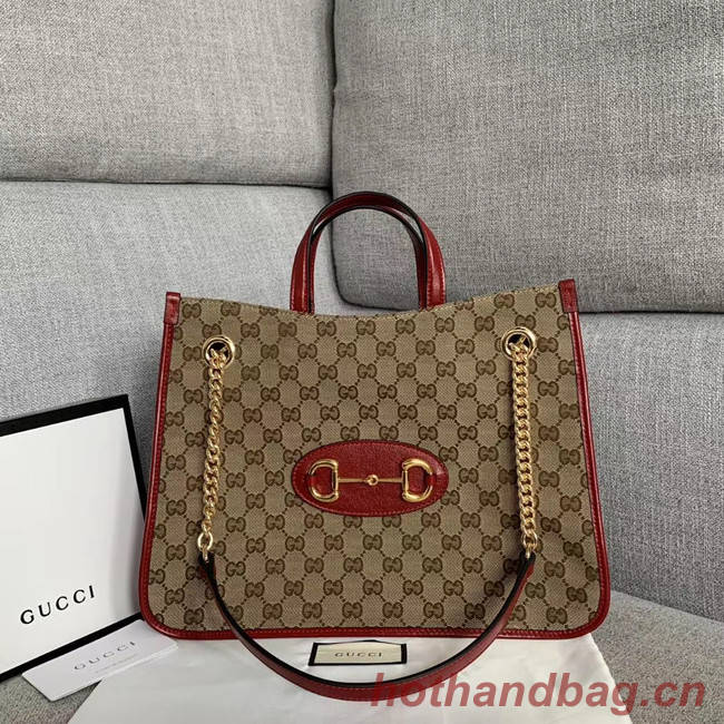 Gucci 1955 Horsebit tote bag 621144 red