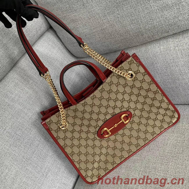 Gucci 1955 Horsebit tote bag 621144 red