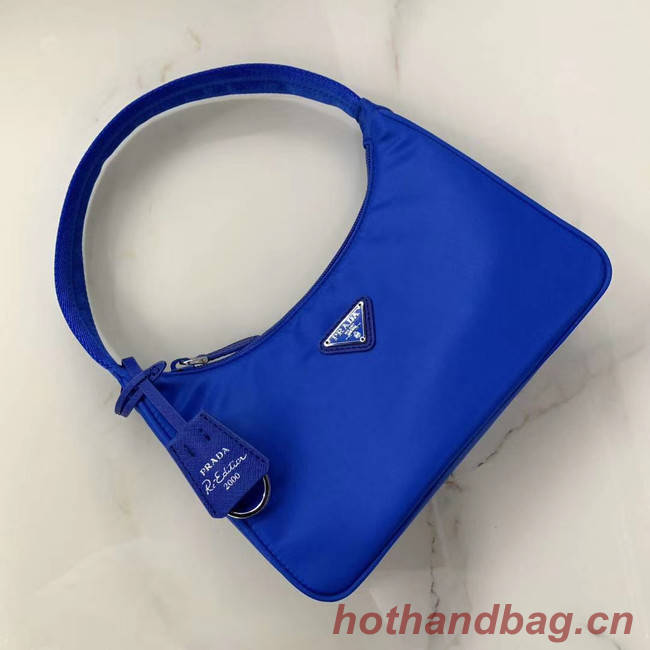 Prada Re-Edition 2000 nylon mini-bag 1NE515 Electro optic blue