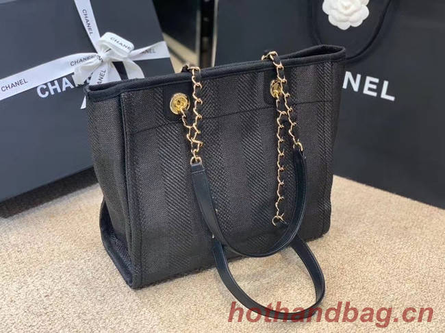 Chanel Shoulder Bag A66942 dark blue