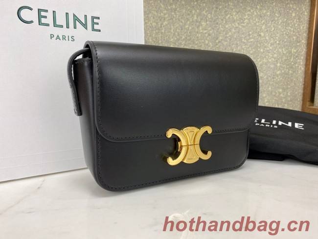 Celine MINI CLASSIC BAG IN BOX CALFSKIN CL01503 black