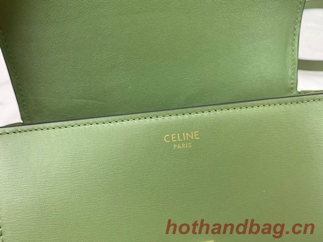 Celine MINI CLASSIC BAG IN BOX CALFSKIN CL01503 green