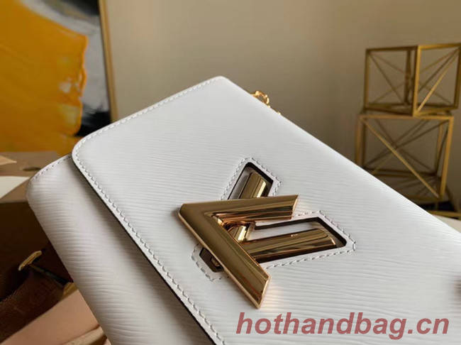 Louis vuitton original epi leather TWIST M50280 white