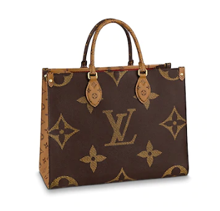 Louis vuitton original ONTHEGO Monogram Reverse Medium tote bag M45321