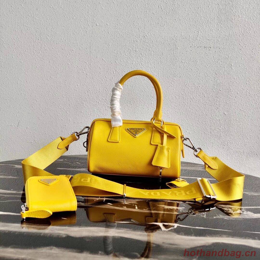 Prada Re-Edition 2005 top-handle bag 1BB846 yellow