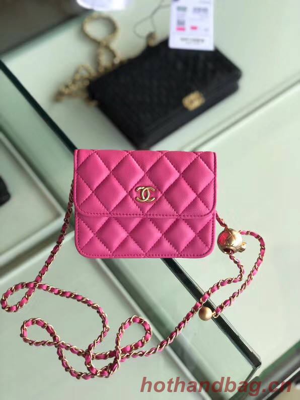 Chanel Original Small classic Sheepskin Shoulder Bag AP0146 rose