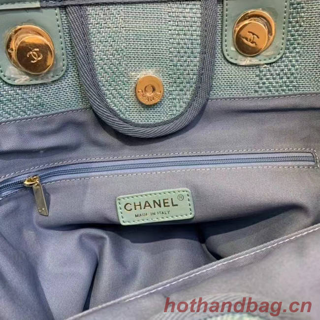 Chanel Shopping bag A66941 sky blue