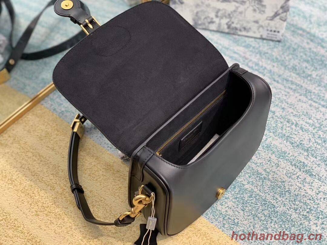 MEDIUM DIOR BOBBY BAG Box Calfskin M9319 black