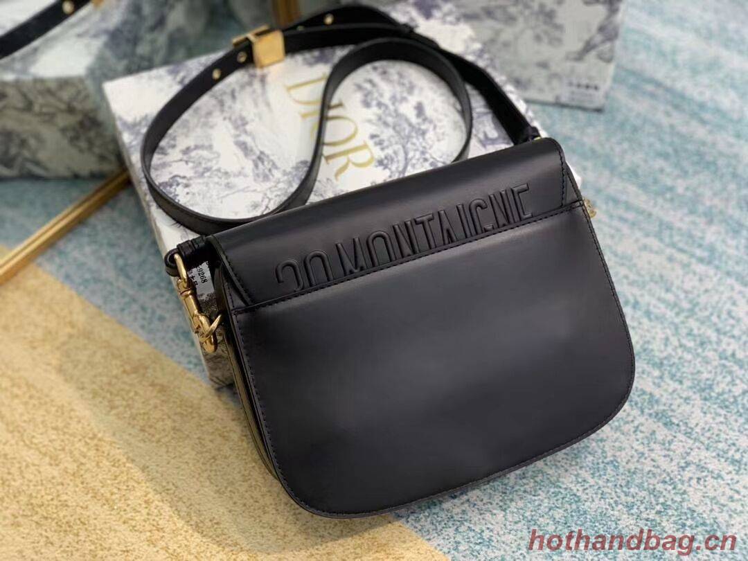 MEDIUM DIOR BOBBY BAG Box Calfskin M9319 black