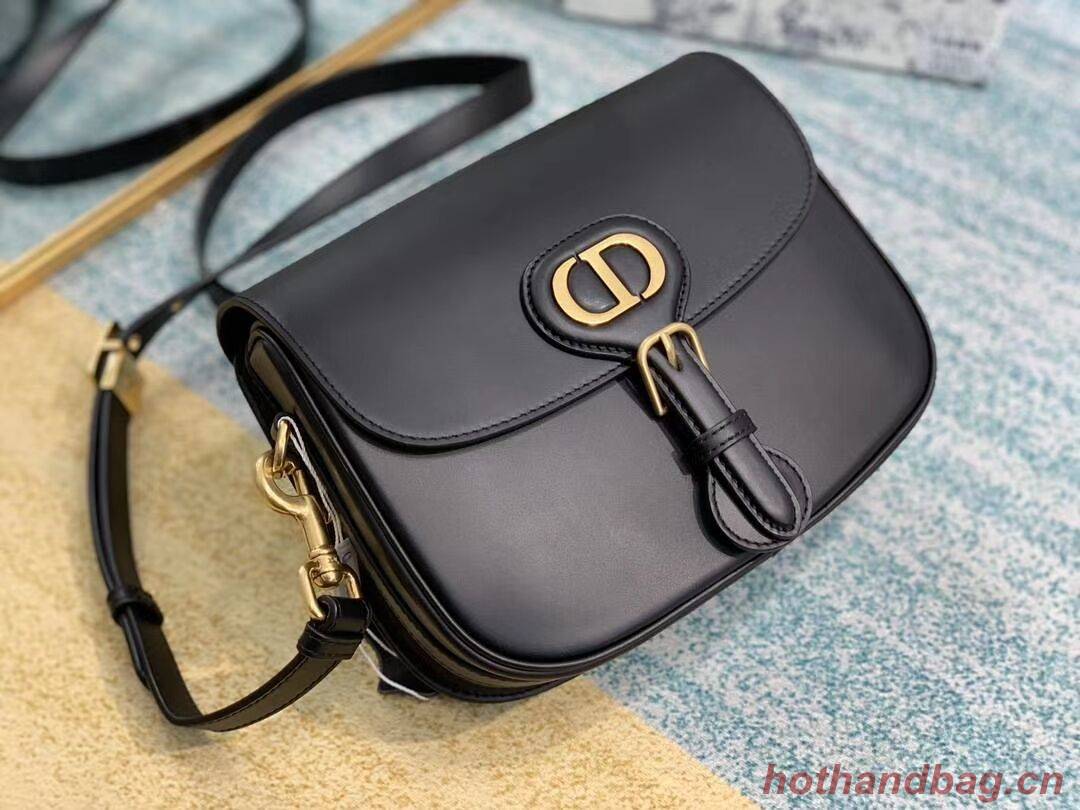 MEDIUM DIOR BOBBY BAG Box Calfskin M9319 black