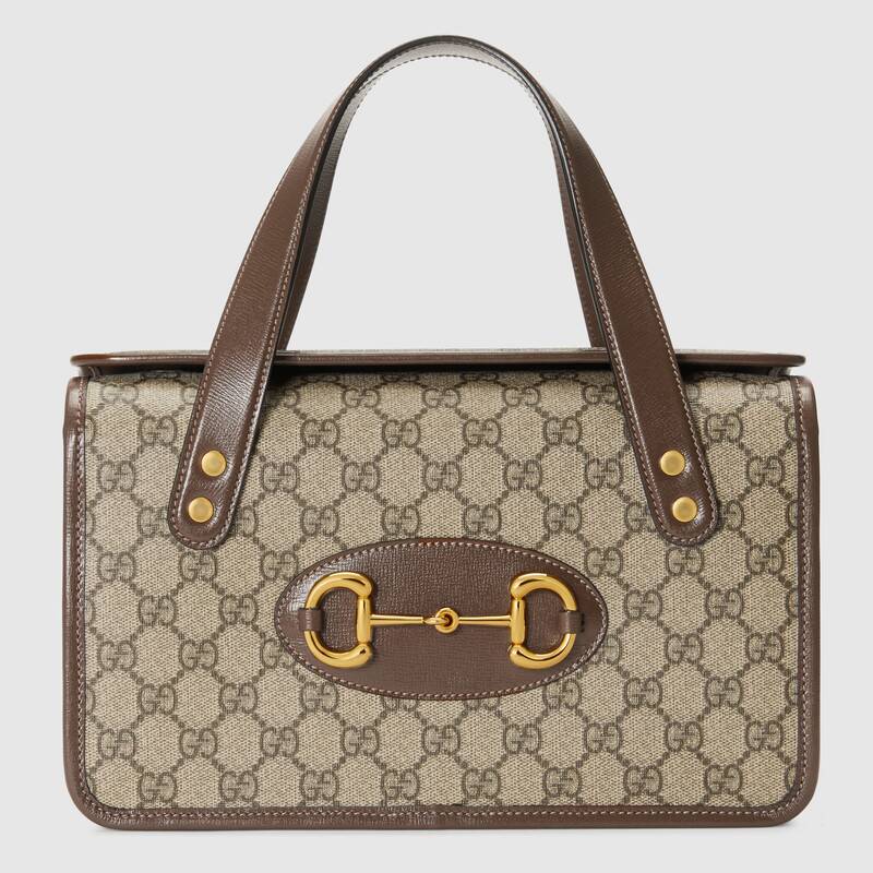 Gucci Horsebit 1955 small top handle bag 627323 Brown