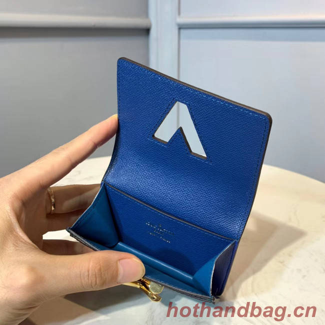 Louis vuitton original TWIST MULTICARTES card holder M68681 blue