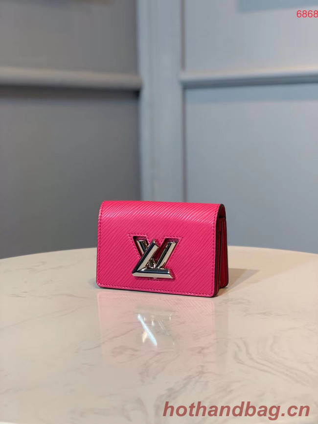 Louis vuitton original TWIST MULTICARTES card holder M68681 rose