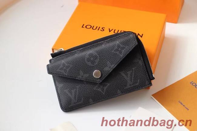 Louis vuitton original Monogram Eclipse CARD HOLDER M60167 black