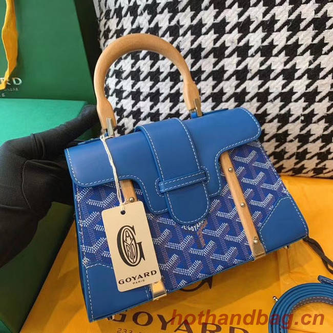 Goyard mini saigon tote bag 55632 blue