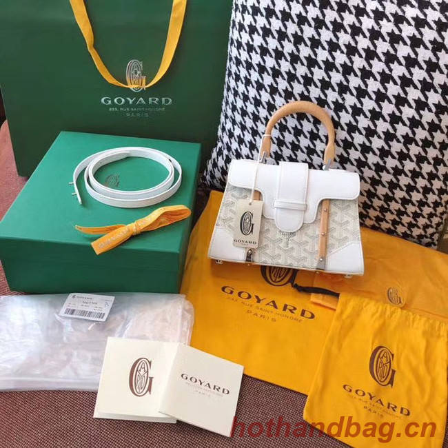 Goyard mini saigon tote bag 55632 white