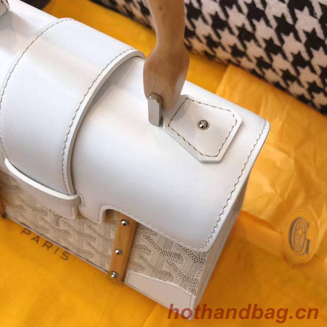 Goyard mini saigon tote bag 55632 white