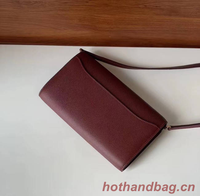 Hermes Constance to go mini Bag H4088 Burgundy