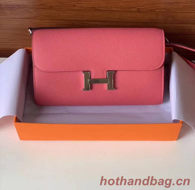 Hermes Constance to go mini Bag H4088 rose