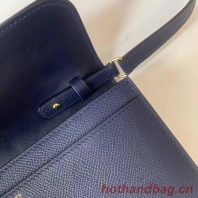 Hermes Constance to go mini Bag H4088 royal blue