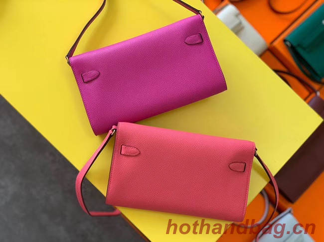 Hermes Original kelly espom leather to go woc Bag H4087 Purplish red