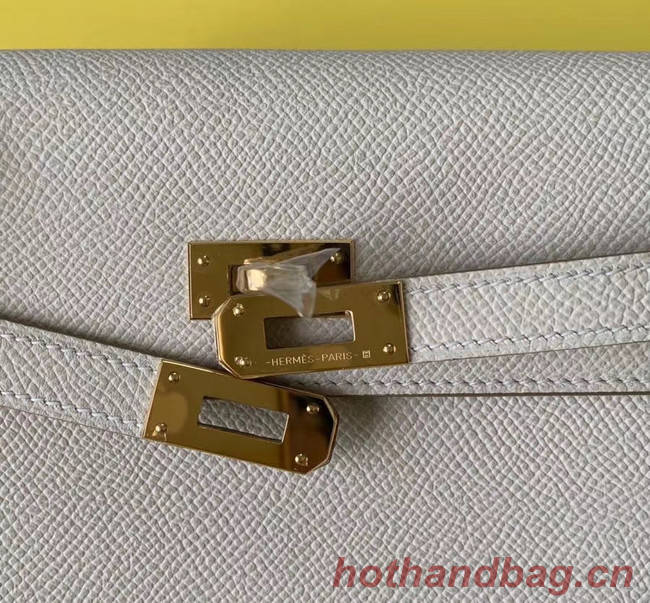 Hermes Original kelly espom leather to go woc Bag H4087 cream