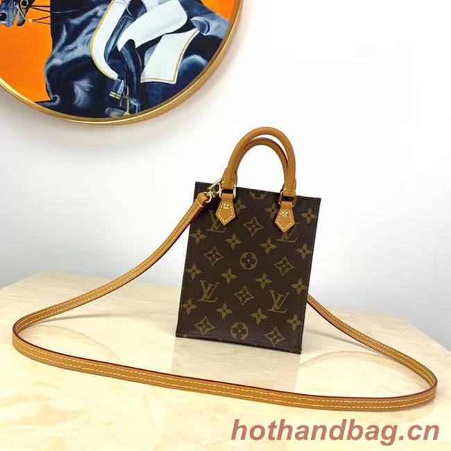 Louis Vuitton Original PETIT SAC PLAT Monogram Canvas M69442-2