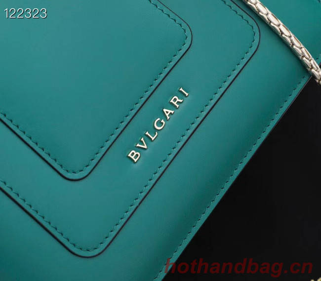 Bvlgari Serpenti Forever leather small crossbody bag 20289 Emerald