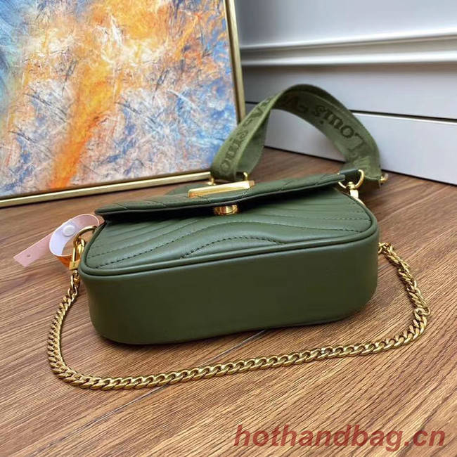 Louis Vuitton Original NEW WAVE MULTI-POCHETTE M56461 green