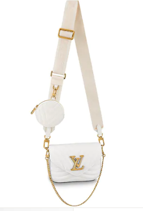 Louis Vuitton Original NEW WAVE MULTI-POCHETTE M56461 white