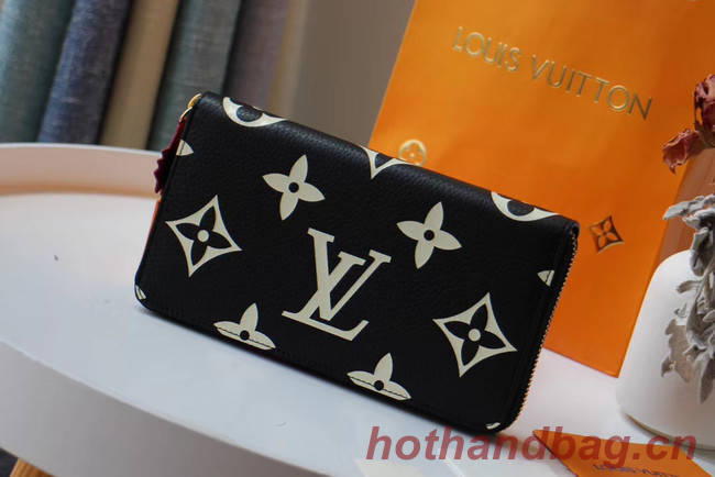 Louis Vuitton Original ZIPPY wallet M69698 black