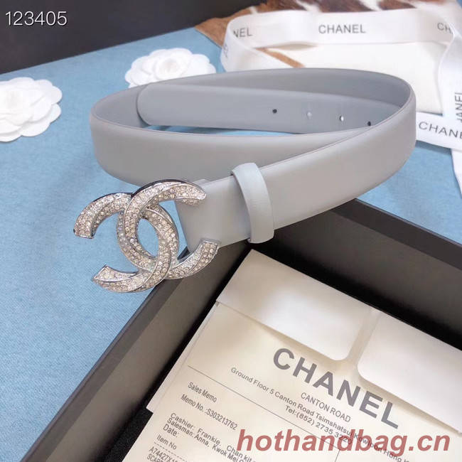 Chanel Original Calf Leather 3602 grey&Silver