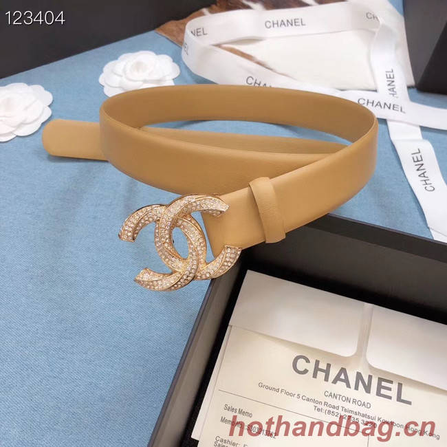 Chanel Original Calf Leather 3602 yellow&gold