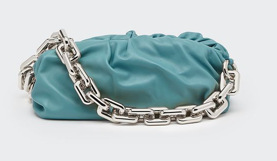 Bottega Veneta THE CHAIN POUCH 620230 LINOLEUM