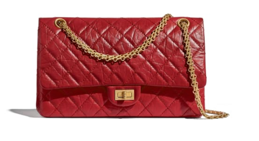 Chanel 2.55 Calfskin Flap Bag A37587 red