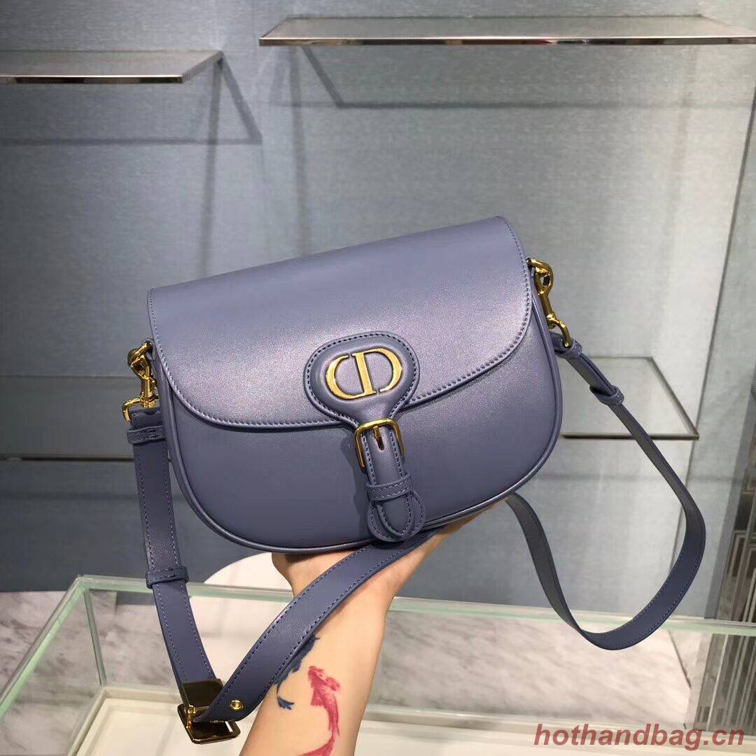 MEDIUM DIOR BOBBY BAG Box Calfskin M9319 Royal Blue