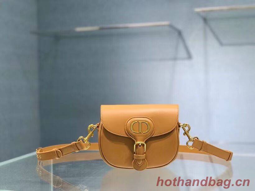 SMALL DIOR BOBBY BAG Gray Box Calfskin Gray Box Calfskin M9317 yellow