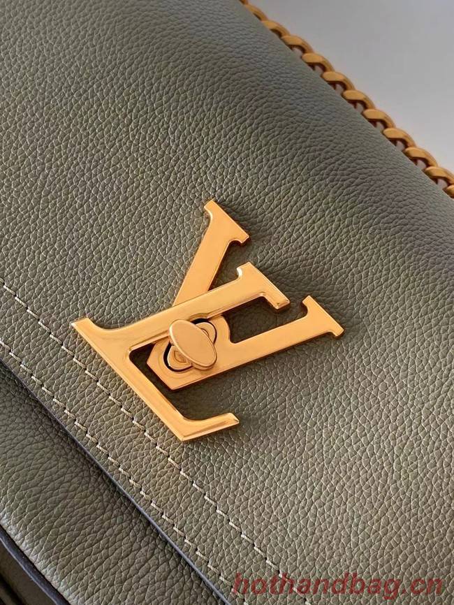 Louis Vuitton Original Lockme chain small handbag M57067 Khaki green