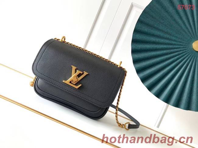 Louis Vuitton Original Lockme chain small handbag M57067 black