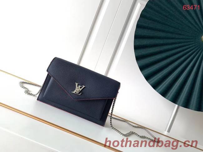 Louis Vuitton Original MYLOCKME Chain Bag M63471 Royal Blue