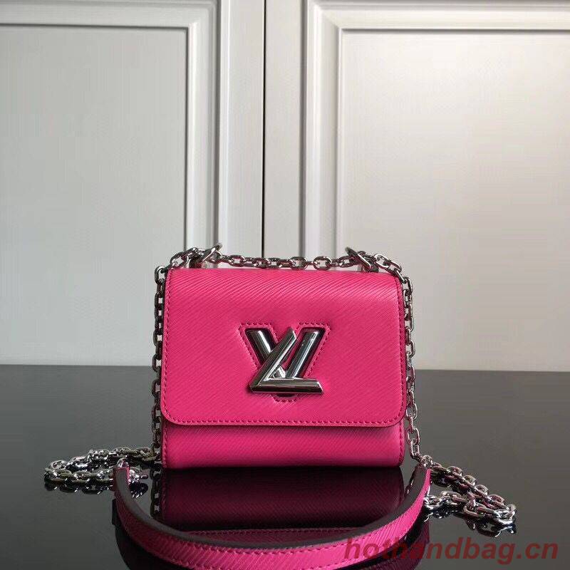 Louis vuitton original epi leather TWIST MM M66119 Rosa