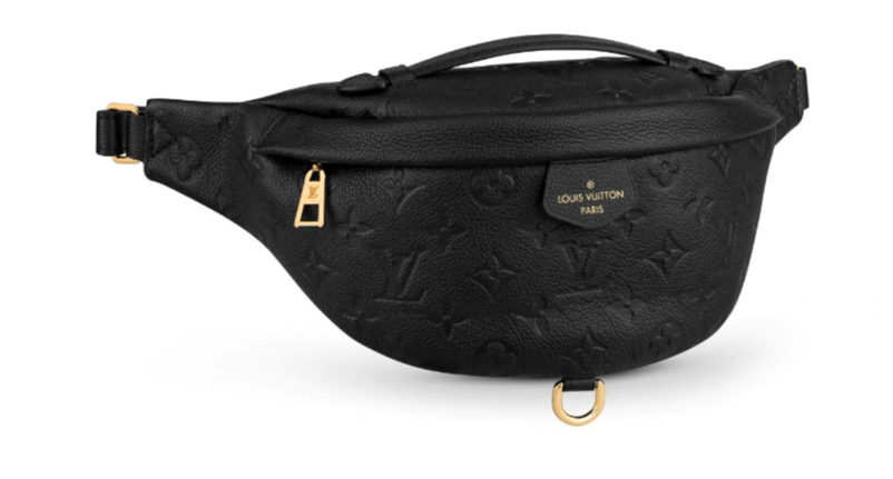 Louis Vuitton Original Monogram Empreinte BUMBAG Pocket M44836 black