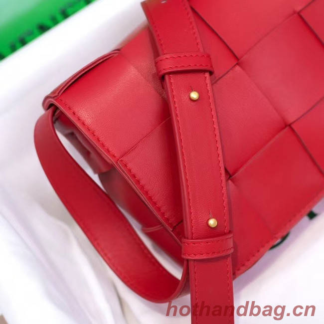 Bottega Veneta BORSA CASSETTE 578004 BRIGHT RED