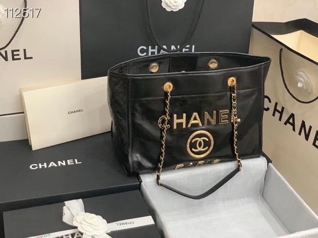 Chanel shopping bag A67001 black