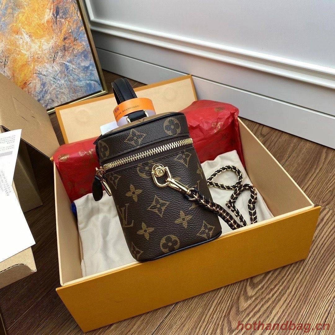 Louis Vuitton Monogram Canvas Reverse Nice Cosmetic Bag M45165 Black