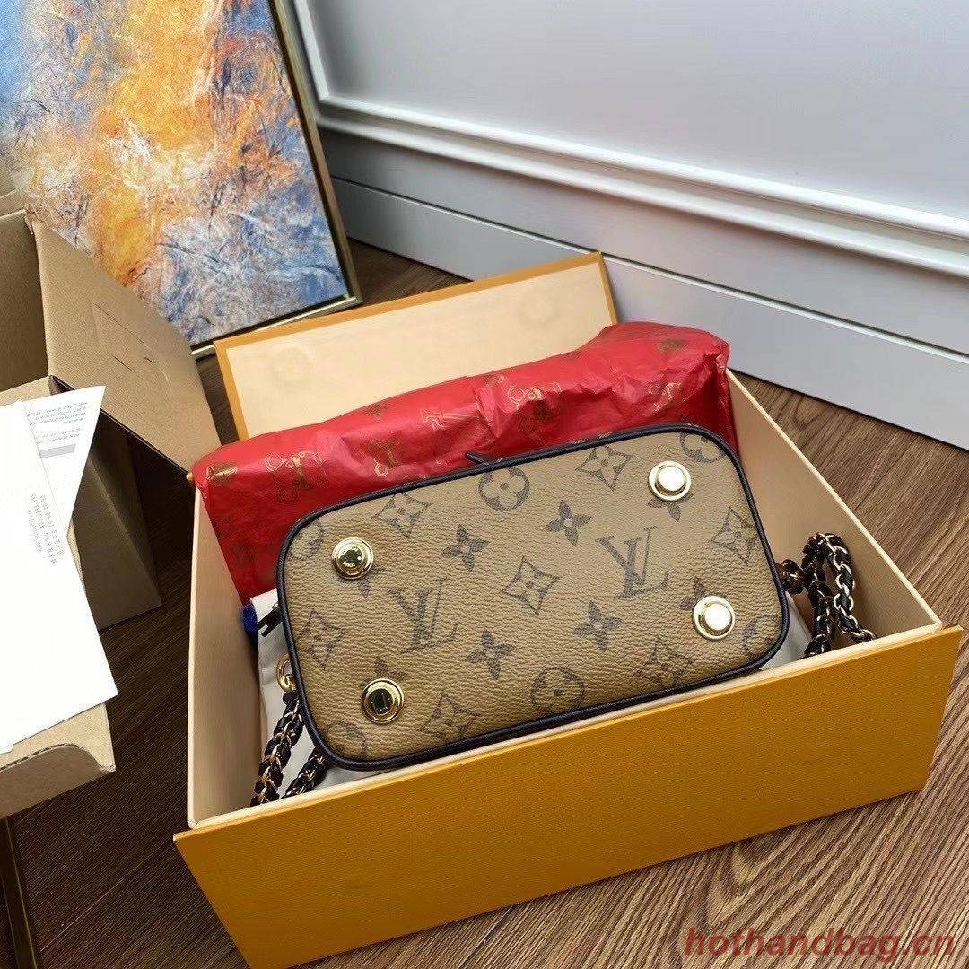 Louis Vuitton Monogram Canvas Reverse Nice Cosmetic Bag M45165 Black