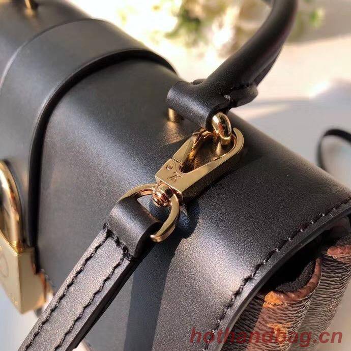 Louis Vuitton Top Quality Monogram Canvas LOCKY BB M44080 Black