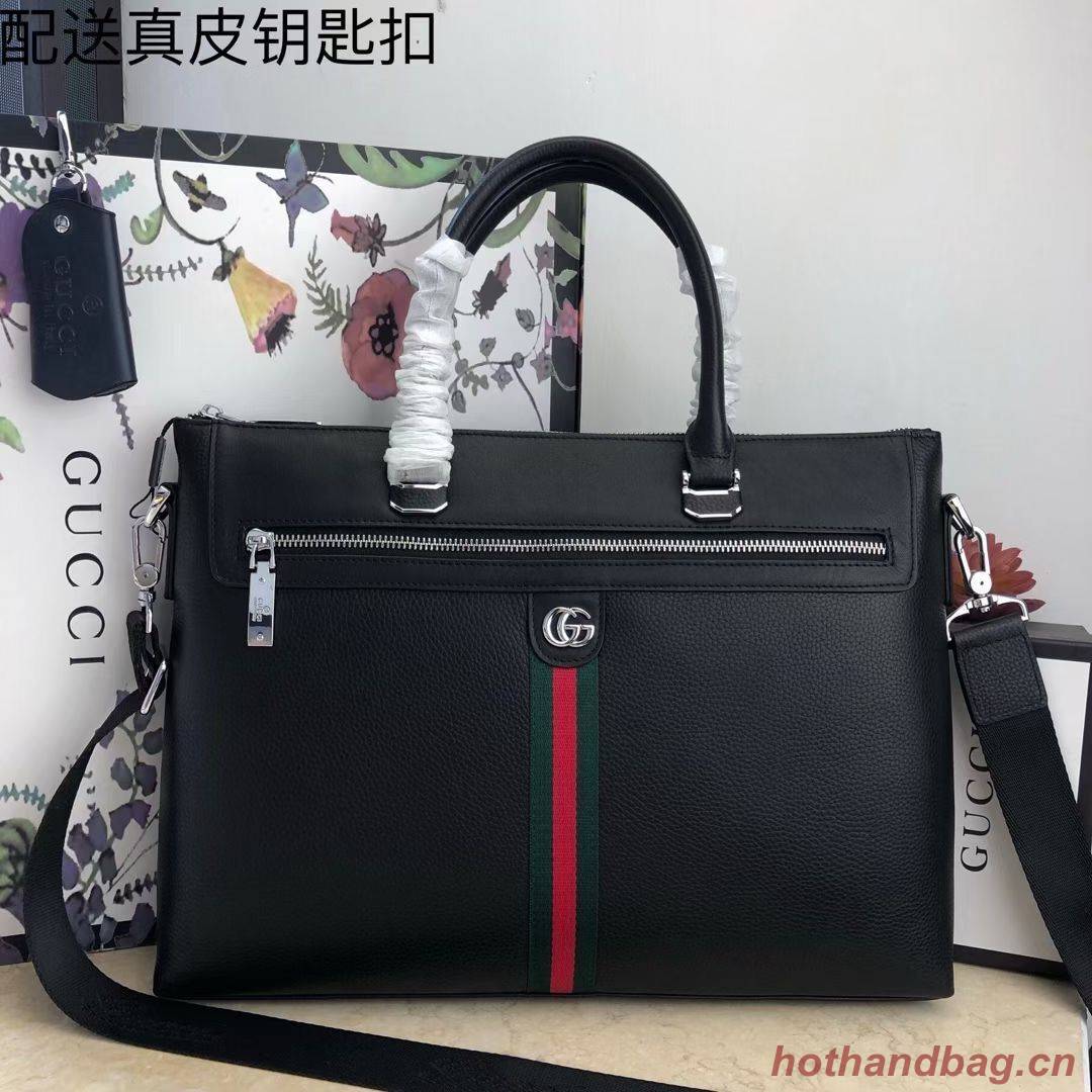 Gucci Original Leather GG Briefcase Bag G78945 Black